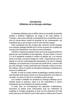 Dictionnaire pratique de la chirurgie esthétique
