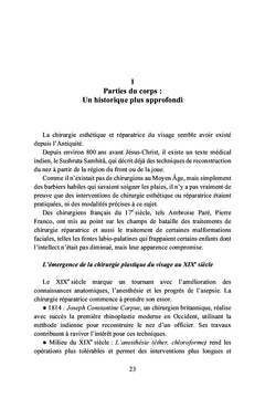 Dictionnaire pratique de la chirurgie esthétique