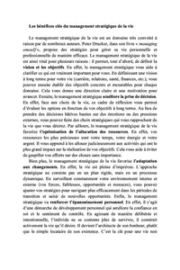 L'art de formuler sa stratégie de vie gagnante