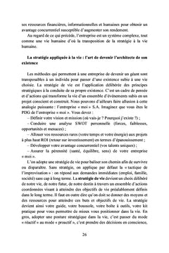L'art de formuler sa stratégie de vie gagnante
