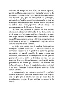 Cultures, identités et progrès des sociétés