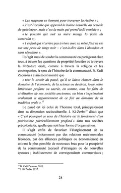Cultures, identités et progrès des sociétés