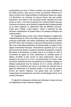 Esprit de laïcité et pouvoirs en France