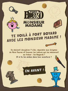 Les Monsieur Madame à Fort Boyard - Activités et autocollants