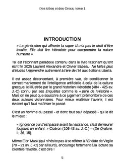 Des idées et des Grecs, tome 1