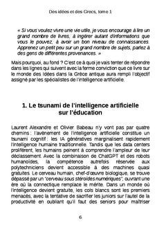 Des idées et des Grecs, tome 1