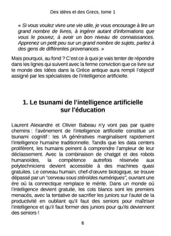 Des idées et des Grecs, tome 1