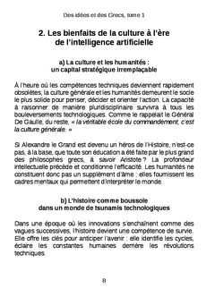 Des idées et des Grecs, tome 1