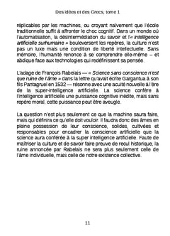 Des idées et des Grecs, tome 1