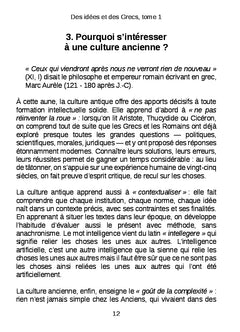 Des idées et des Grecs, tome 1