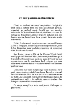 Une vie en ombres et lumières