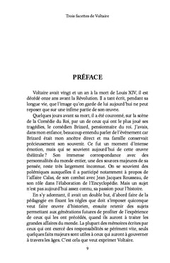 Trois facettes de Voltaire