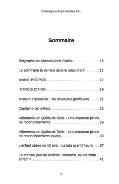 Chroniques d'une femme XXL
