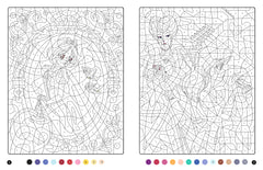 DISNEY PRINCESSES - Mes Coloriages Magiques - Mystères - Princesses Mangas