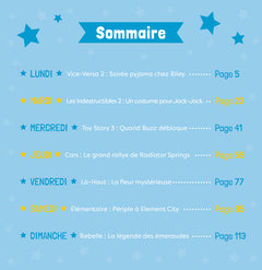 DISNEY PIXAR - 7 Histoires pour la semaine
