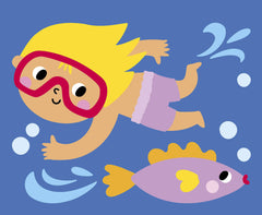 Mes jolies peintures magiques - A la plage