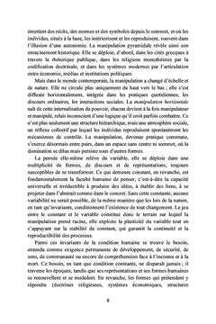 La manipulation du variable