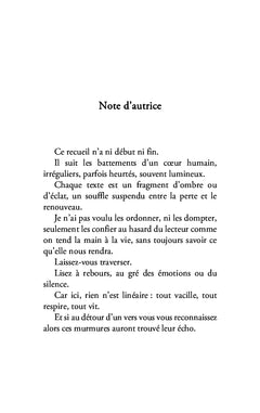 Les murmures du clair-obscur