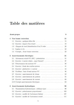 Sciences industrielles de l'ingénieur, mécanique et asservissements, exercices et problèmes: MPSI-PCSI-PTSI-MP-PSI-PT - exercices et problèmes