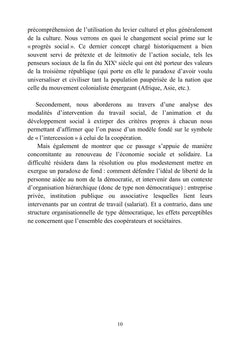 Reconception culturelle de l'action sociale