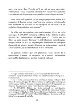 Reconception culturelle de l'action sociale