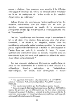 Reconception culturelle de l'action sociale