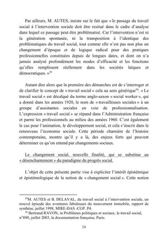 Reconception culturelle de l'action sociale
