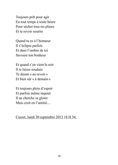 En vers pour le dire
