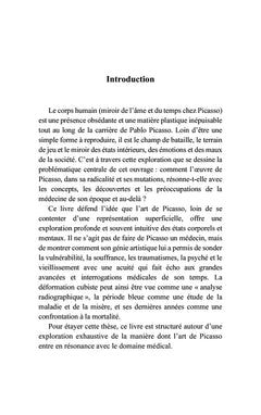 Picasso et le corps Anatomies, pathologies et psyché à travers l'oeuvre