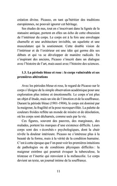 Picasso et le corps Anatomies, pathologies et psyché à travers l'oeuvre