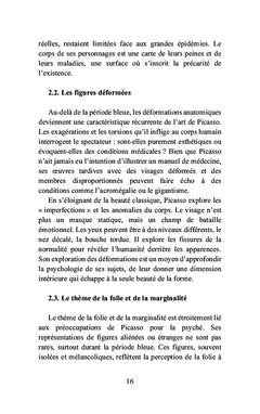 Picasso et le corps Anatomies, pathologies et psyché à travers l'oeuvre