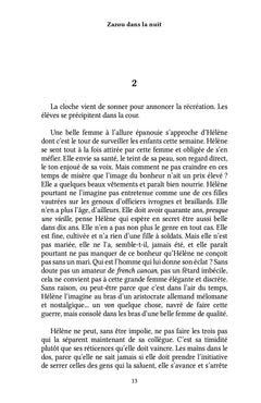 Zazou dans la nuit