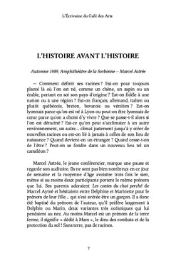 L'Écrivaine du Café des Arts