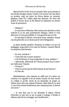 L'Écrivaine du Café des Arts