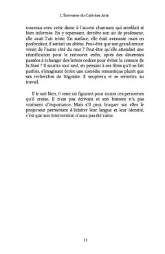 L'Écrivaine du Café des Arts