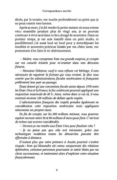 Correspondance secrète