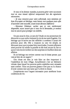 Correspondance secrète
