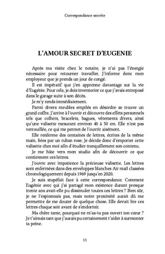 Correspondance secrète