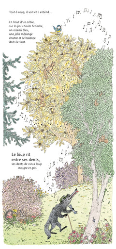 Le loup et la mésange