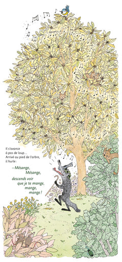 Le loup et la mésange