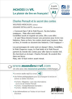 Mondes en VF - Charles Perrault et le secret des contes - Niv. A1 - Livre + audios