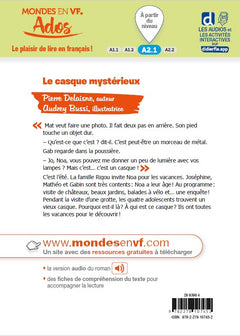 Mondes en VF Ados - Le casque mystérieux - Niv. A2.1 - Livre + audios