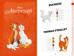 Coloriages mystères - Livre compagnon - Nuancier des personnages Disney