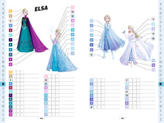 Coloriages mystères - Livre compagnon - Nuancier des personnages Disney