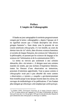 Éclats d'ethnographie