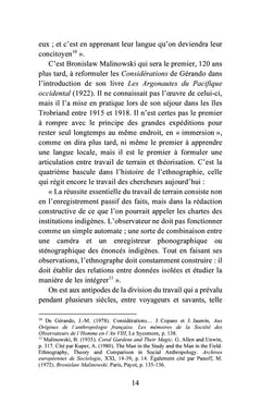 Éclats d'ethnographie