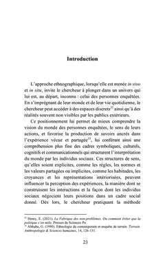 Éclats d'ethnographie