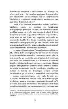 Éclats d'ethnographie