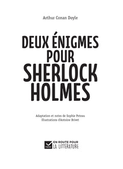 En route pour la littérature - Roman Cycle 3 - Deux énigmes pour Sherlock Holmes - Ed. 2026