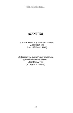 Toi, mon chemin d'azur...